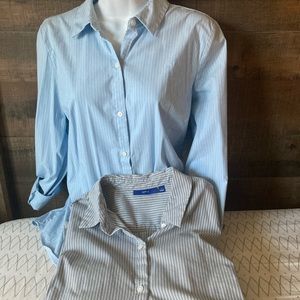$5 spring cleaning! TWO Apt 9 button down tops